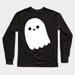 Spooky Ghost Kawaii Long Sleeve T-Shirt